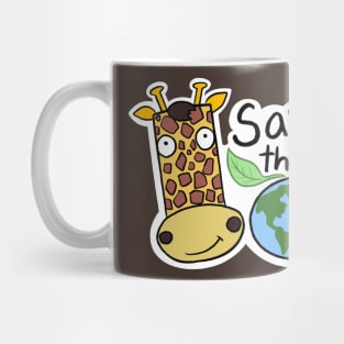 Save the planet! (Giraffe ver.) Mug